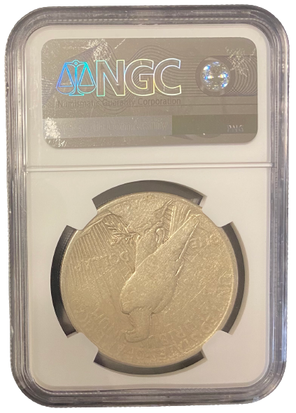 1921 Peace Silver Dollar - High Relief - NGC F15