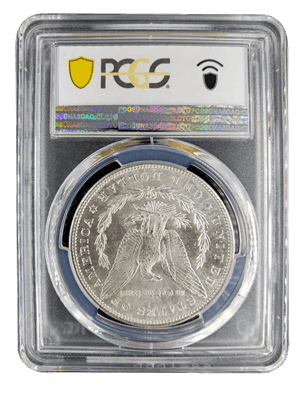 1898 Morgan Silver Dollar Philadelphia - PCGS MS63 Sight White