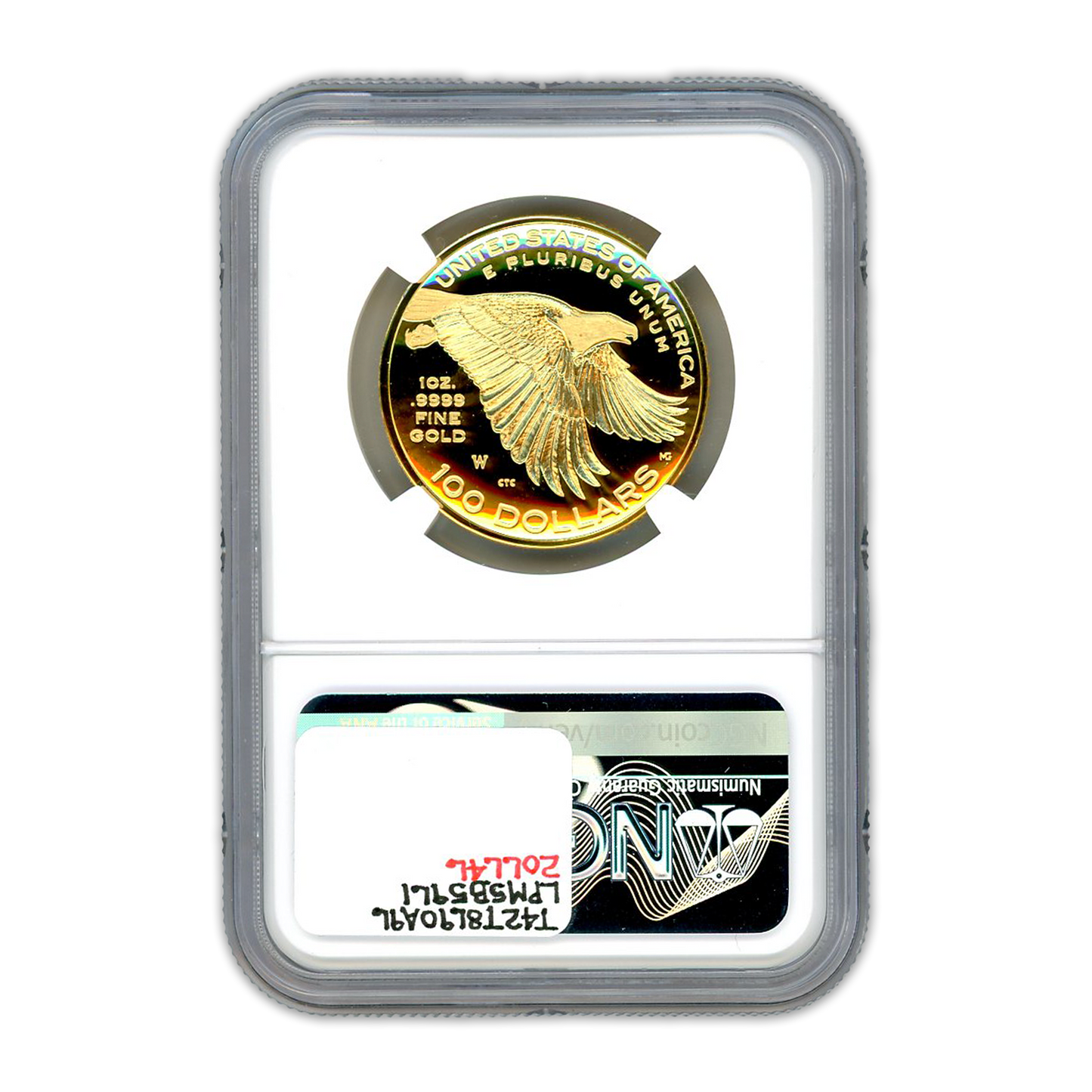 2017 $100 Gold High Relief - Mike Castle Signature - NGC PF70