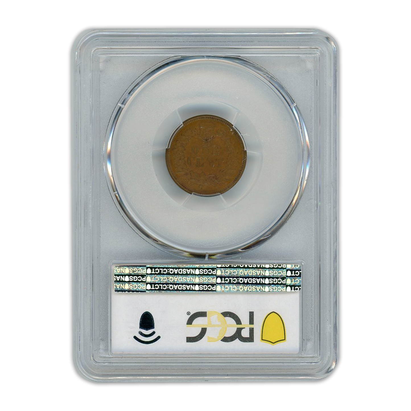 1868 Indian Cent PCGS AU50
