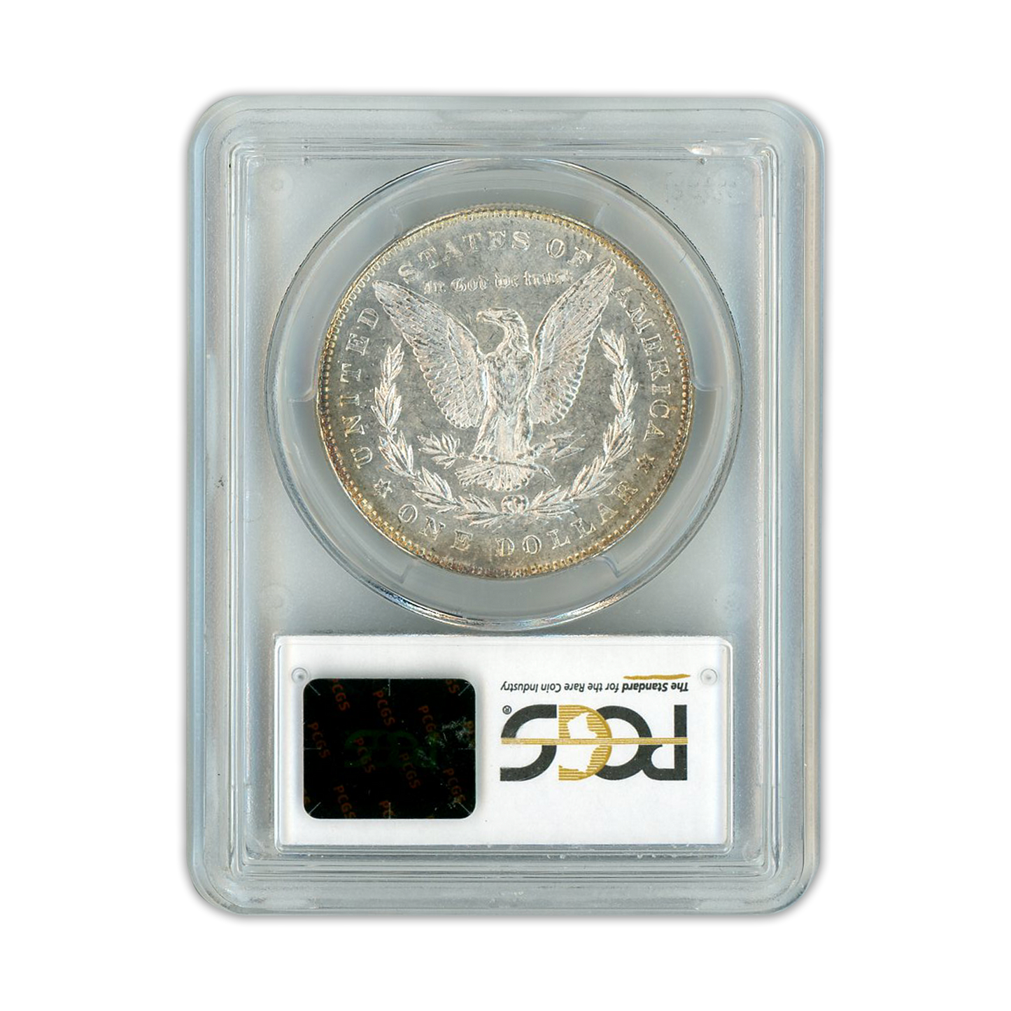 1878 Morgan Silver Dollar 7 Tailfeathers Reverse of 1878 - PCGS MS63