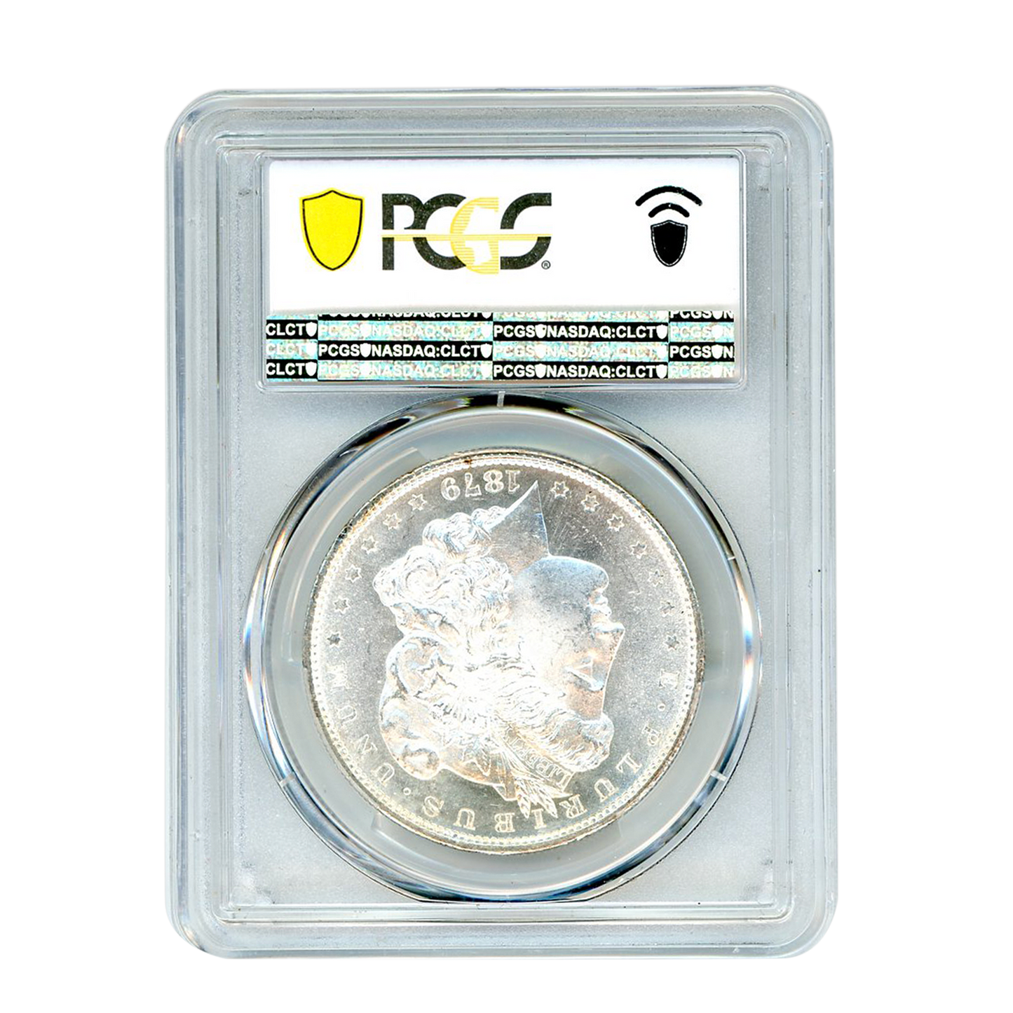 1879 S Silver Eagle - Struck Thru Reverse - PCGS MS64
