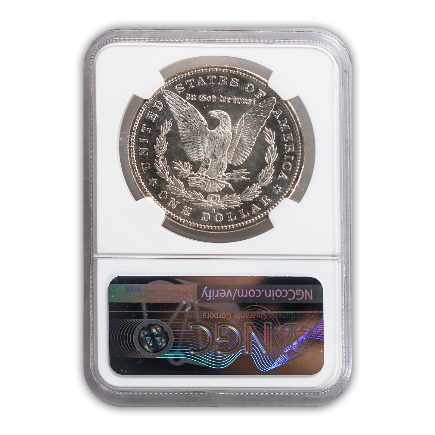 1881 Morgan Silver Dollar San Francisco - NGC MS65 Prooflike Reverse