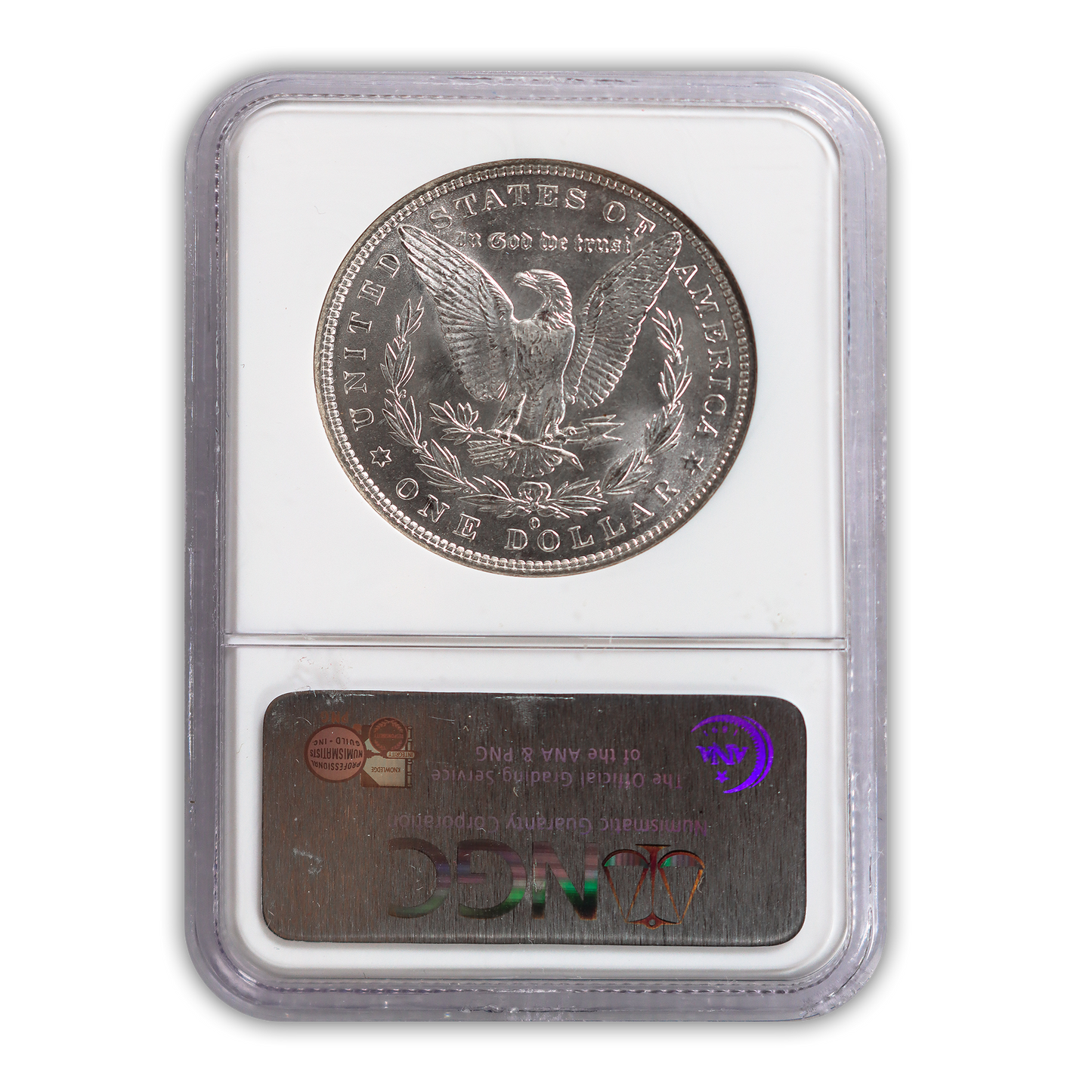 1882 Morgan Silver Dollar New Orleans - VAM 7 O over O - NGC MS63