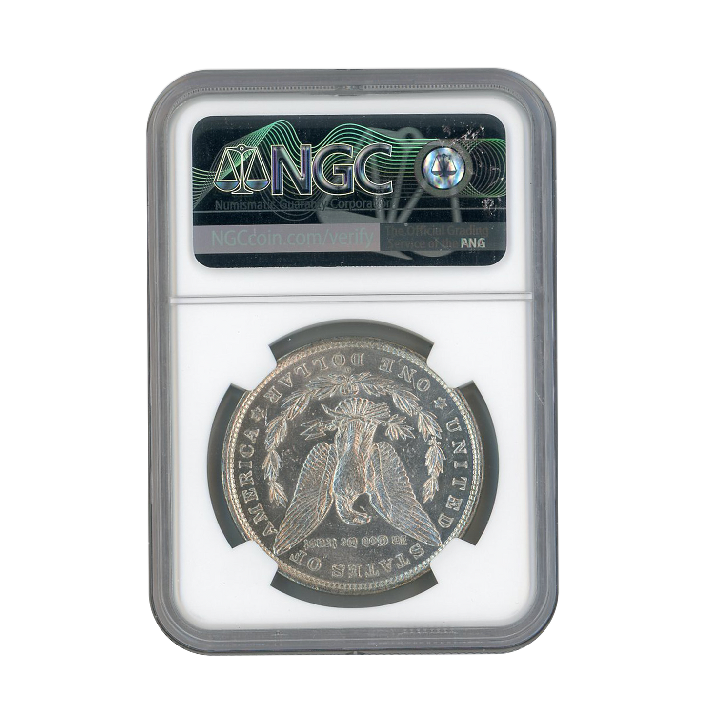 1882 O/S Morgan Silver Dollar New Orleans - NGC AU58