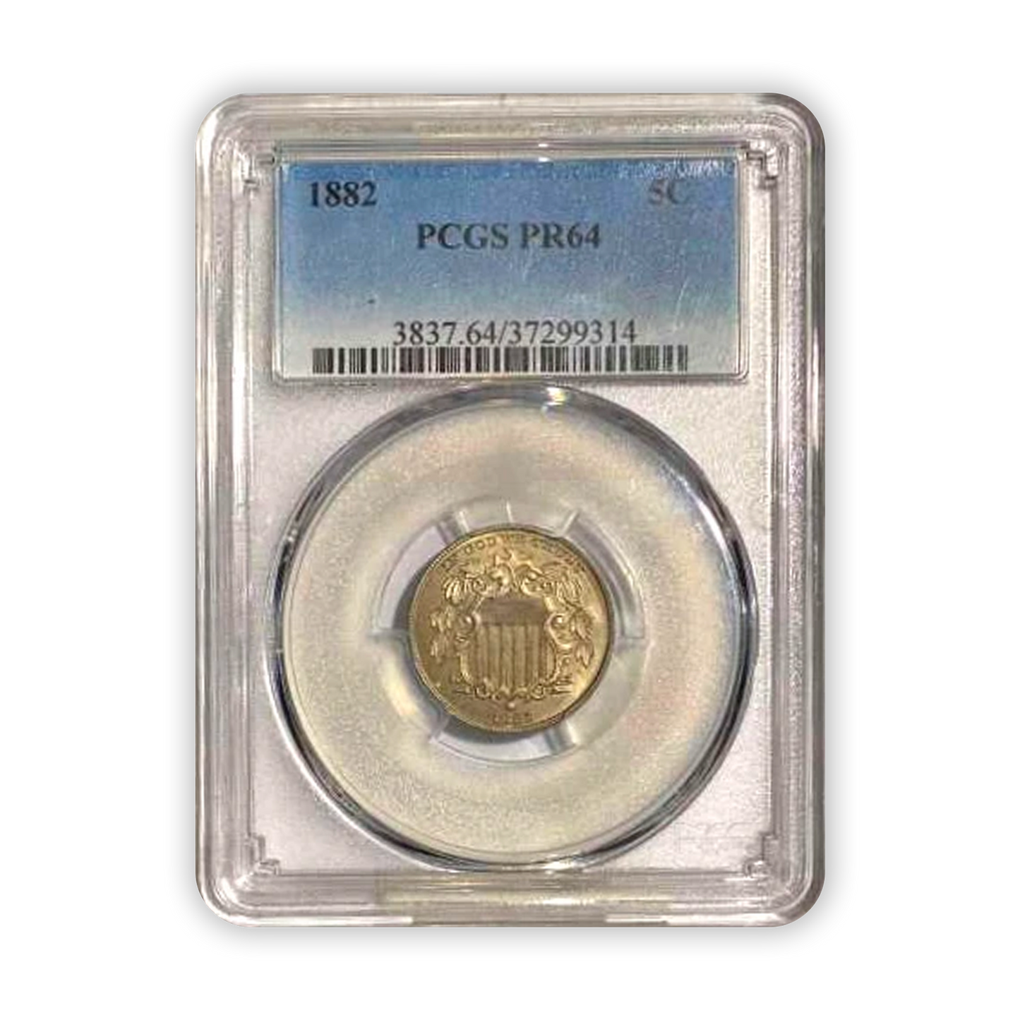1882 Shield Nickel - No Rays - PCGS PR64
