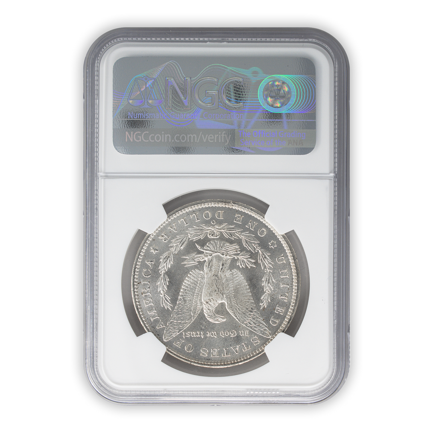 1885 O Morgan Silver Dollar New Orleans - NGC MS64 Sight White