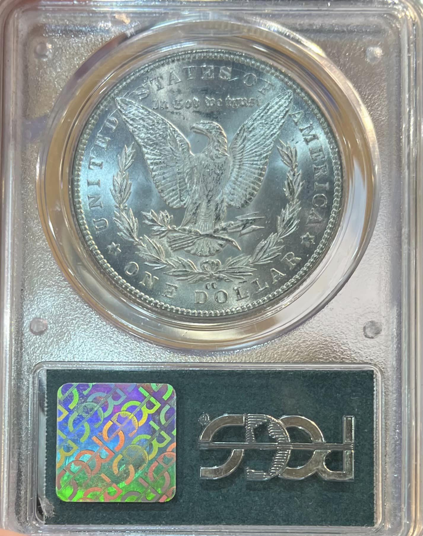 1885-CC Morgan Silver Dollar Carson City - PCGS MS63 Sight White OGH