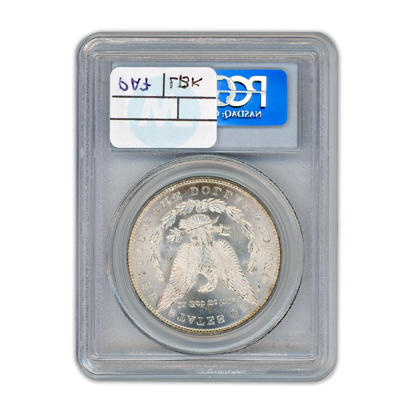 1886 Morgan Silver Dollar Philadelphia - VAM 1A Line in 6 - PCGS MS62