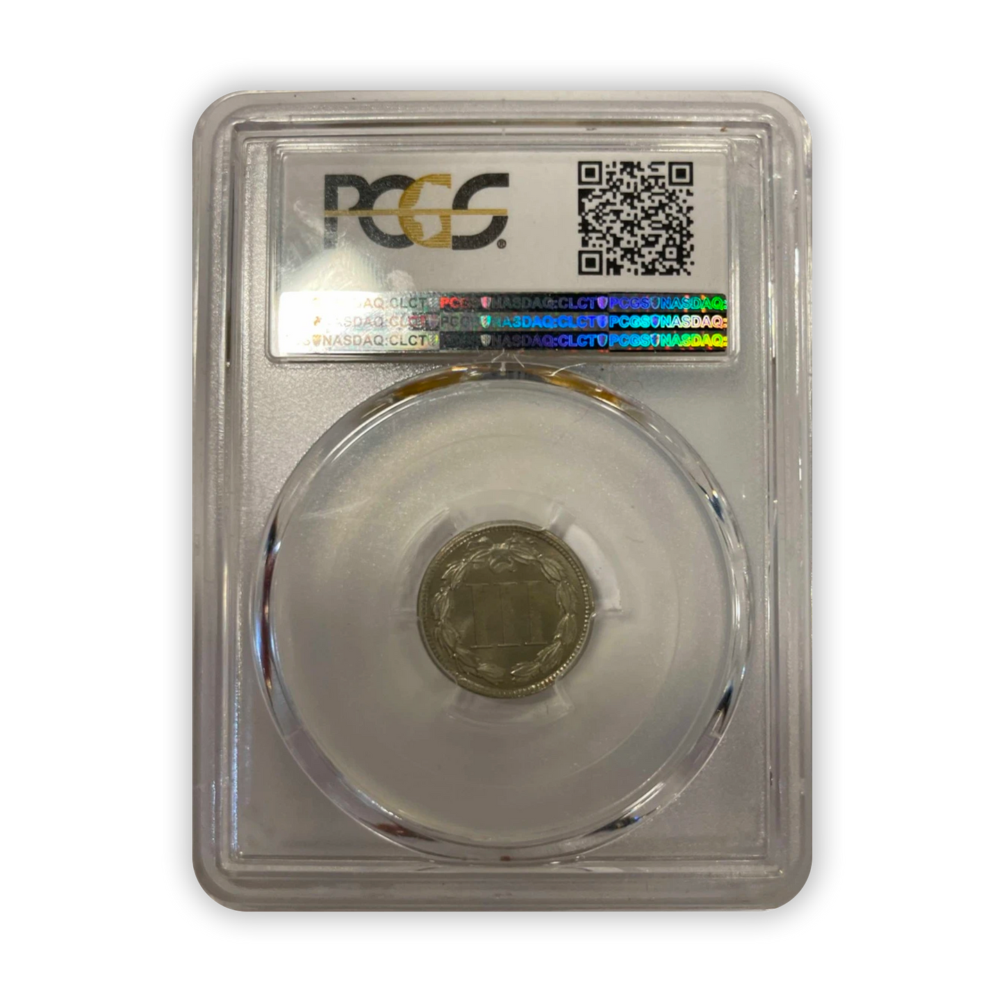 1886 Three Cent Nickel - PCGS PF66