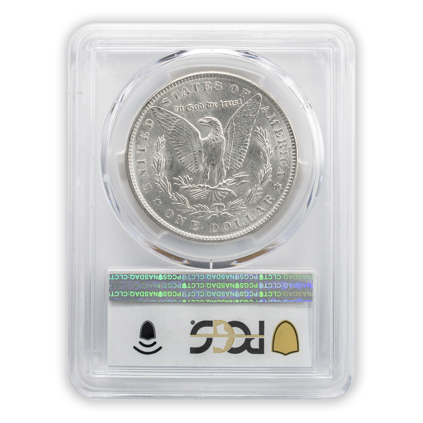 1889 Morgan Silver Dollar Philadelphia - PCGS MS64 Sight White