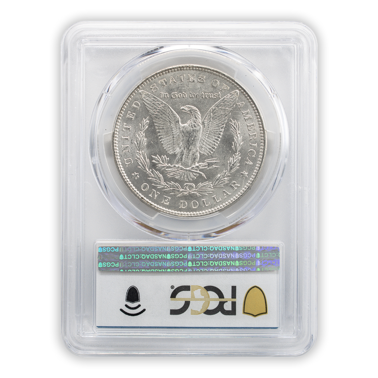 1890 Morgan Silver Dollar Philadelphia - PCGS MS64 Sight White