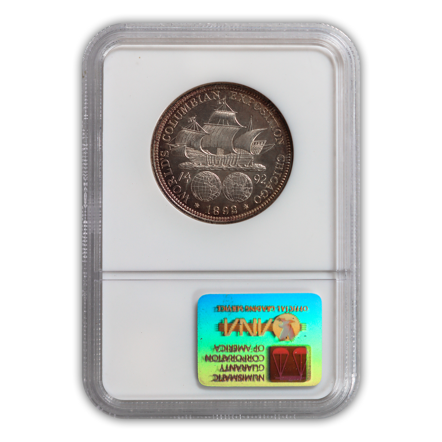 1892 Columbian Exposition Silver Half Dollar - NGC MS63PL