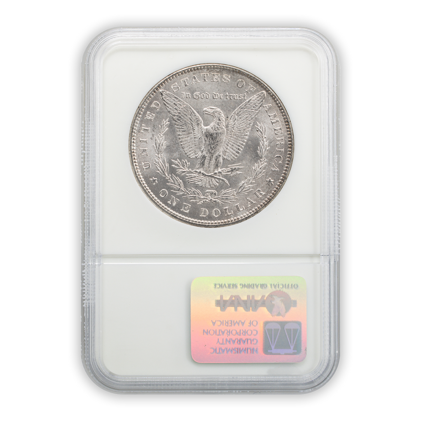 1896 Morgan Silver Dollar Philadelphia - NGC MS64 Sight White