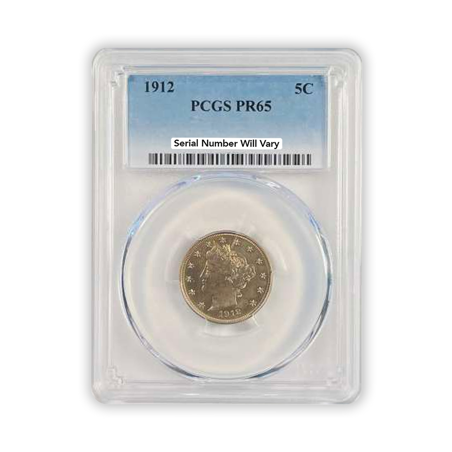 1912 Liberty Nickel - PCGS PR65