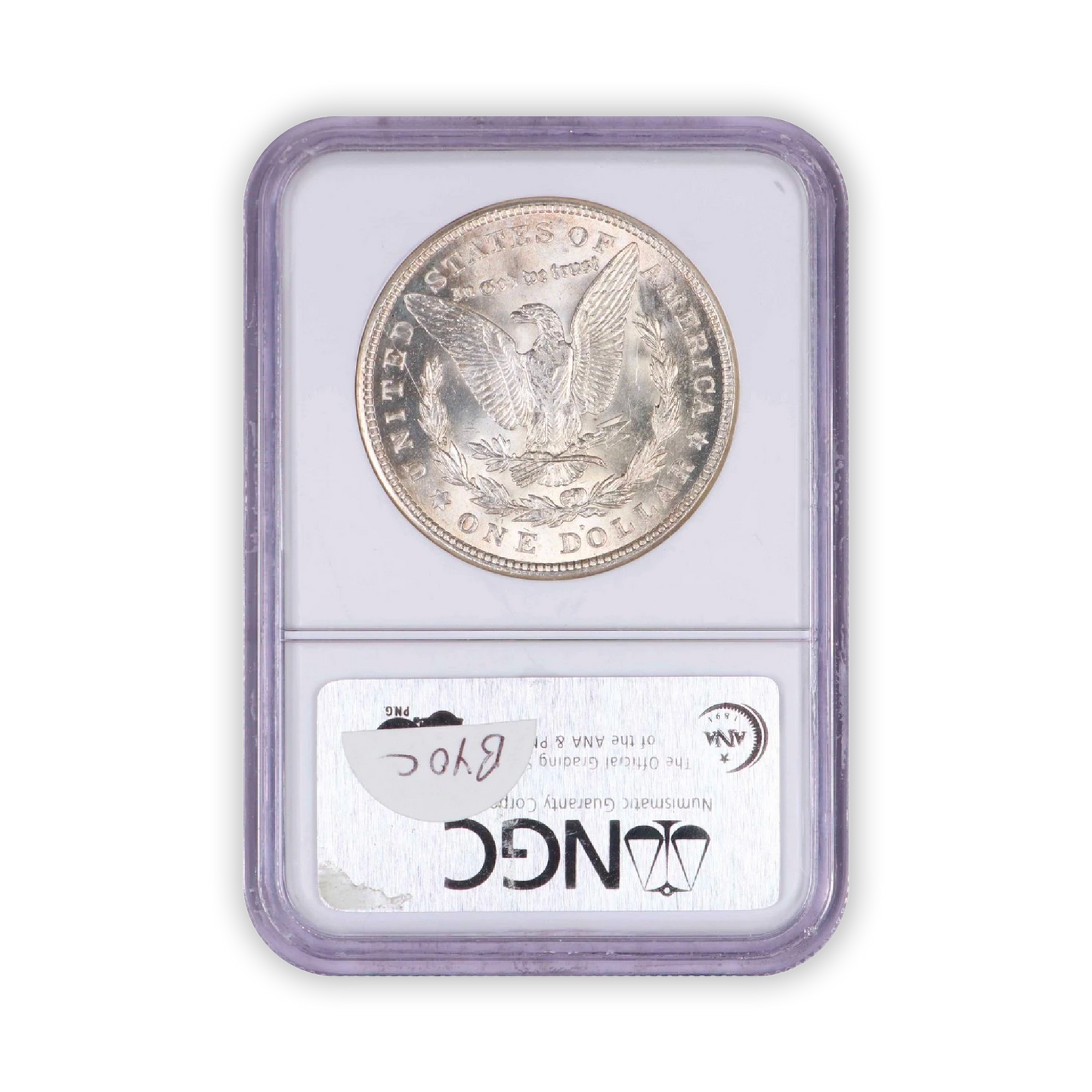 1921 Morgan Silver Dollar Denver- NCG MS65