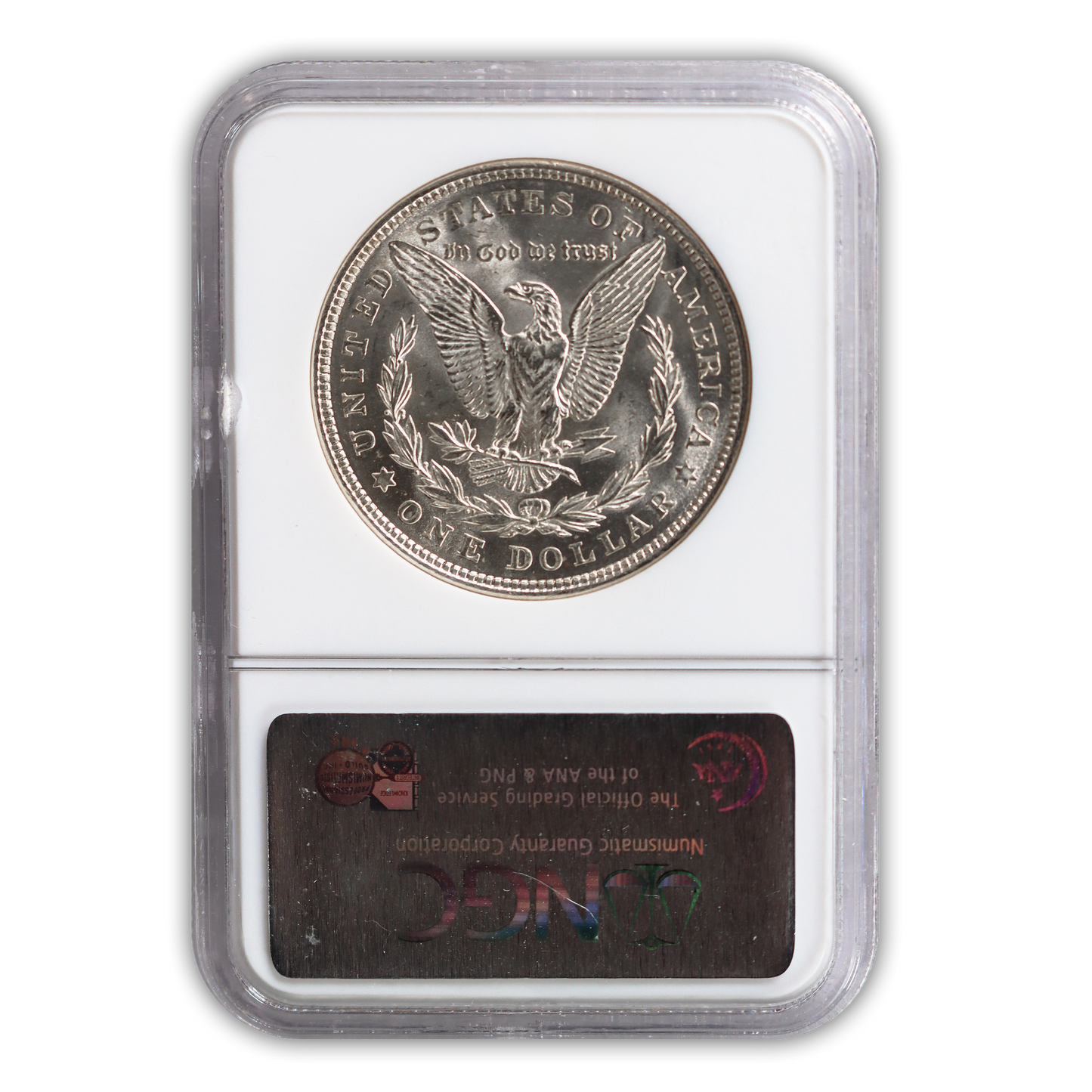 1921 Morgan Silver Dollar Philadelphia - NGC MS64+ Sight White