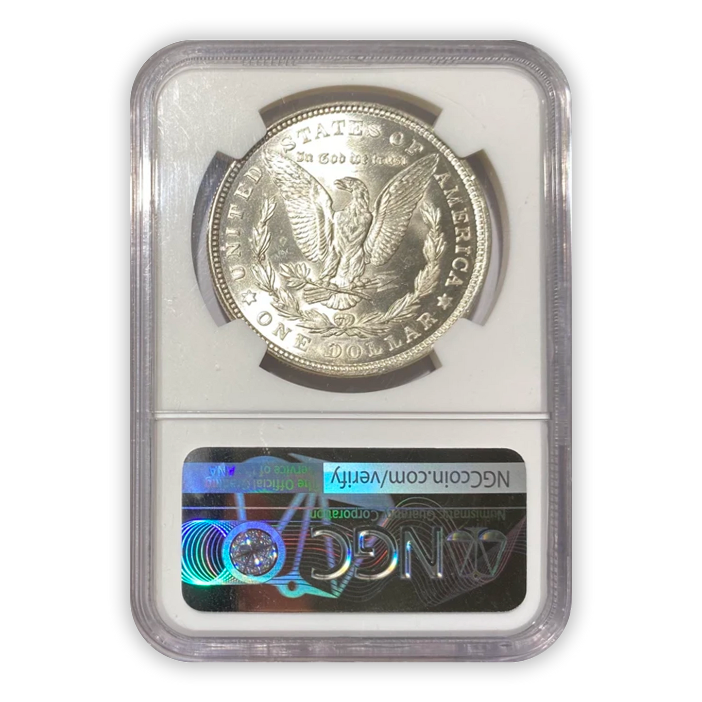 1921 P Morgan Silver Dollar Philadelphia - NCG MS66+ CAC