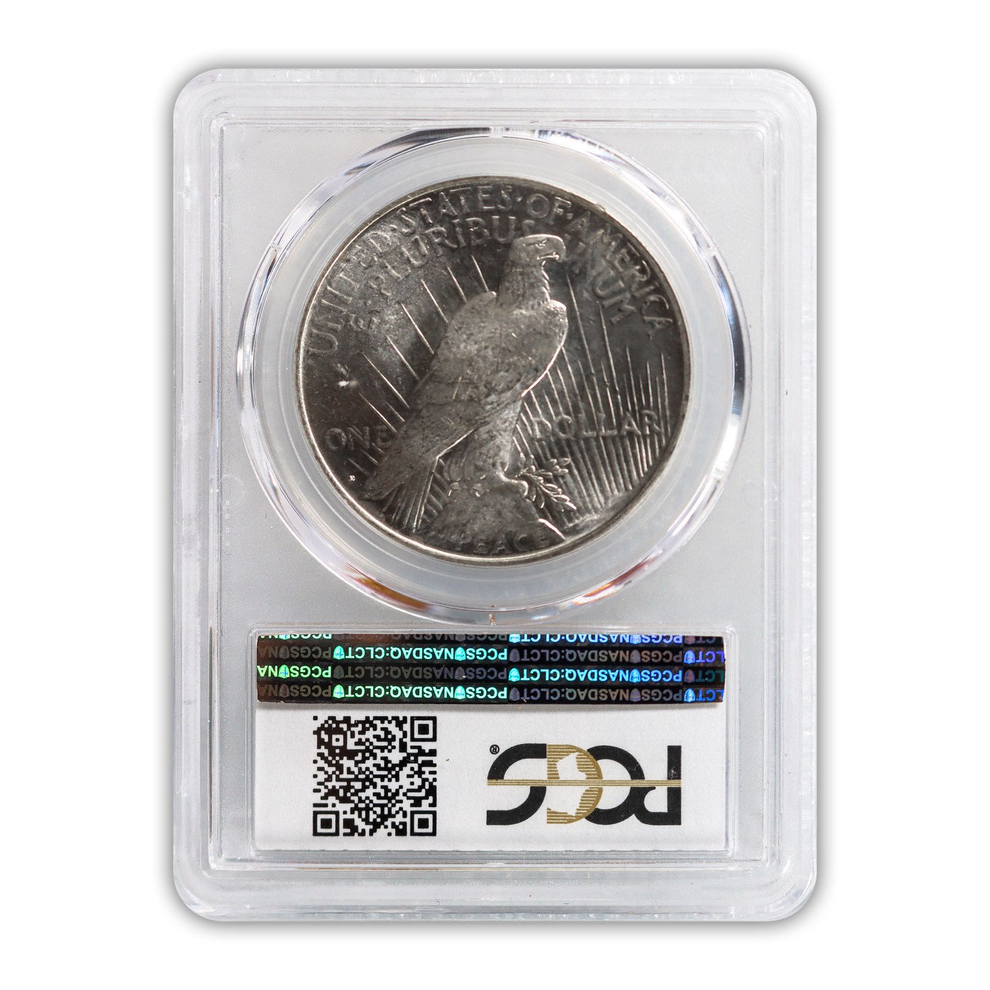 1922 Peace Silver Dollar Denver - PCGS MS63 Sight White