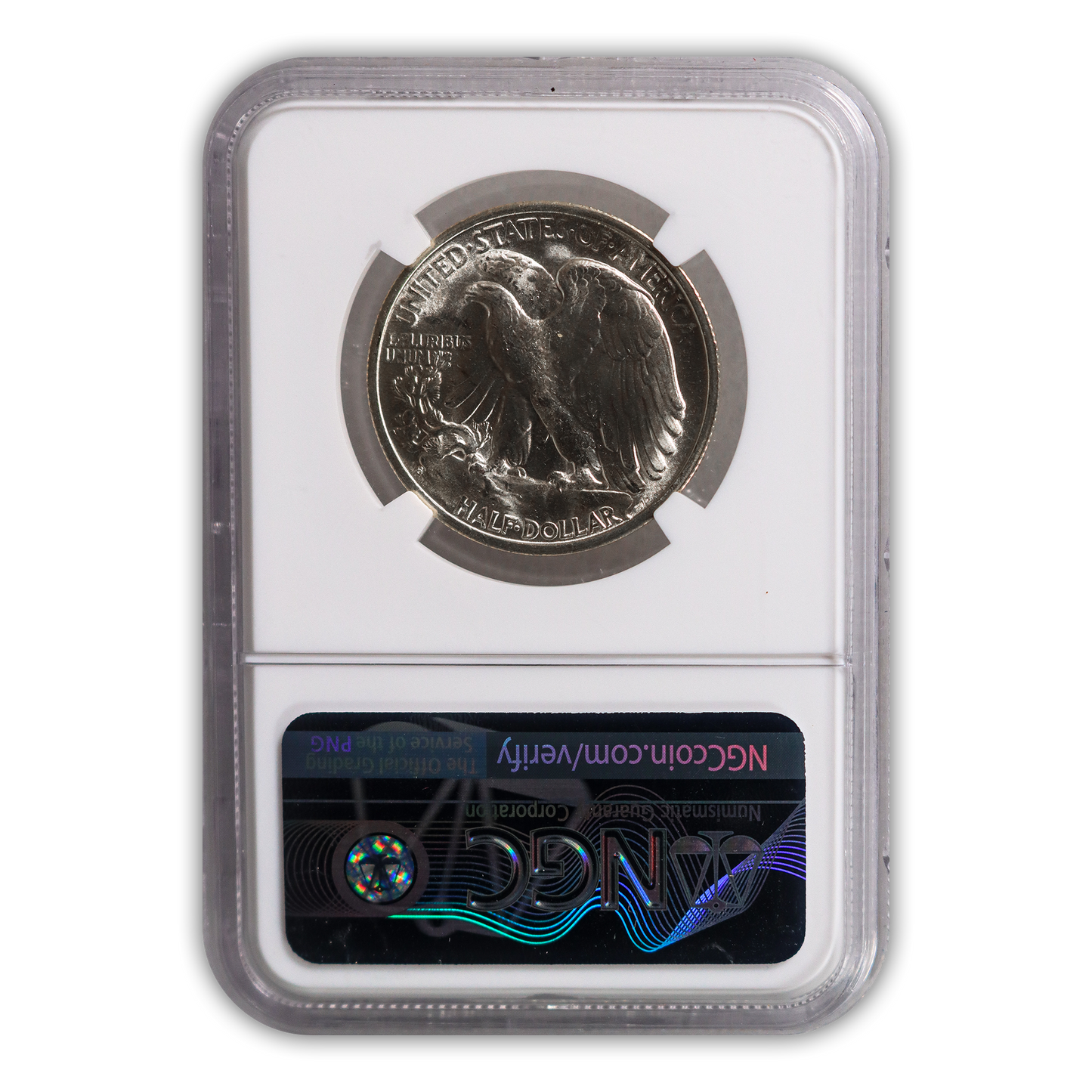 1945 Walking Liberty Silver Half Dollar San Francisco - NGC MS64 Sight White