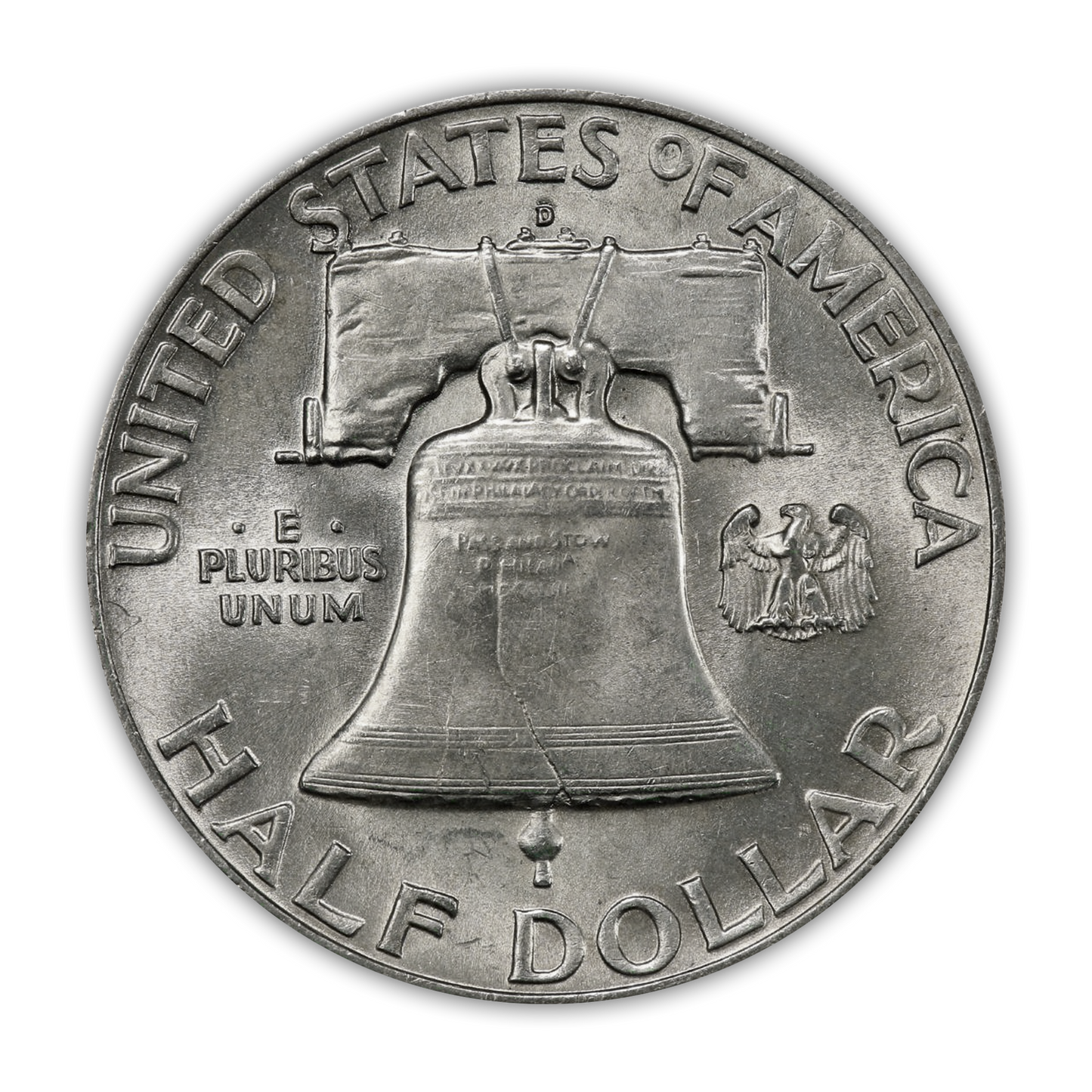 1951 Franklin 90% Silver Half Dollar Denver - Uncirculated