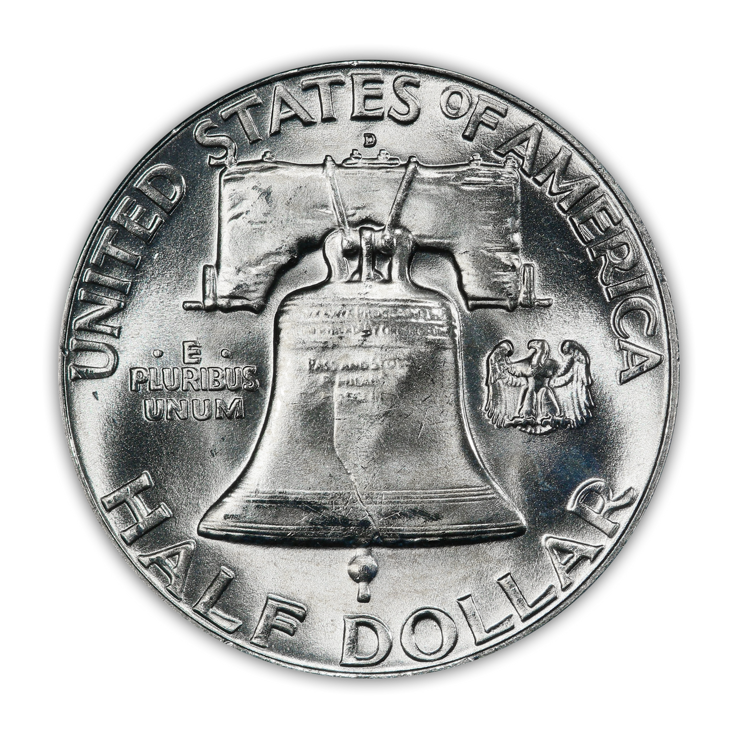 1961 Franklin 90% Silver Half Dollar Denver - Uncirculated