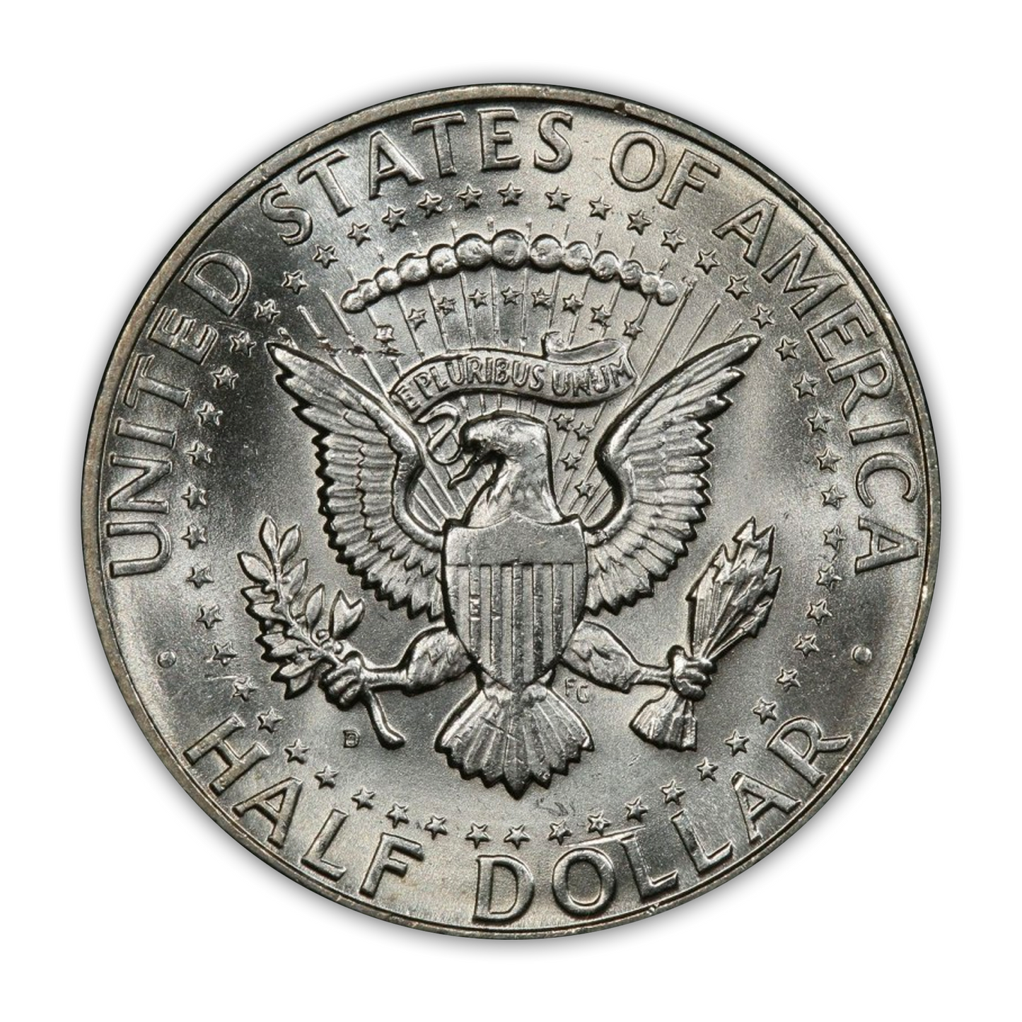 1964 Kennedy Silver Half Dollars - Uncirculated 2 pc P/D Set