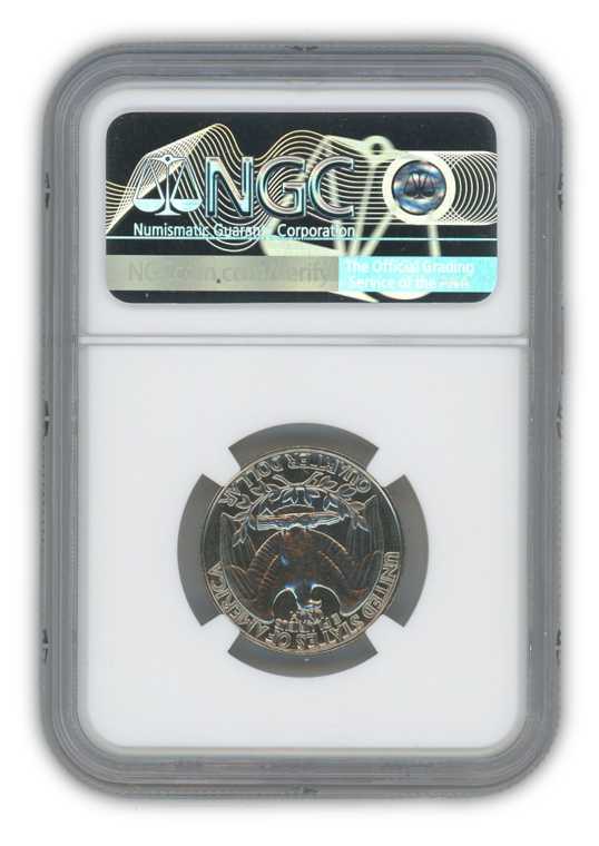 1990 Washington Quarter Dollar Philadelphia - NGC MS66 PL Prooflike