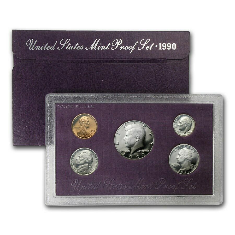 1990 US Proof Set - 5 Coins