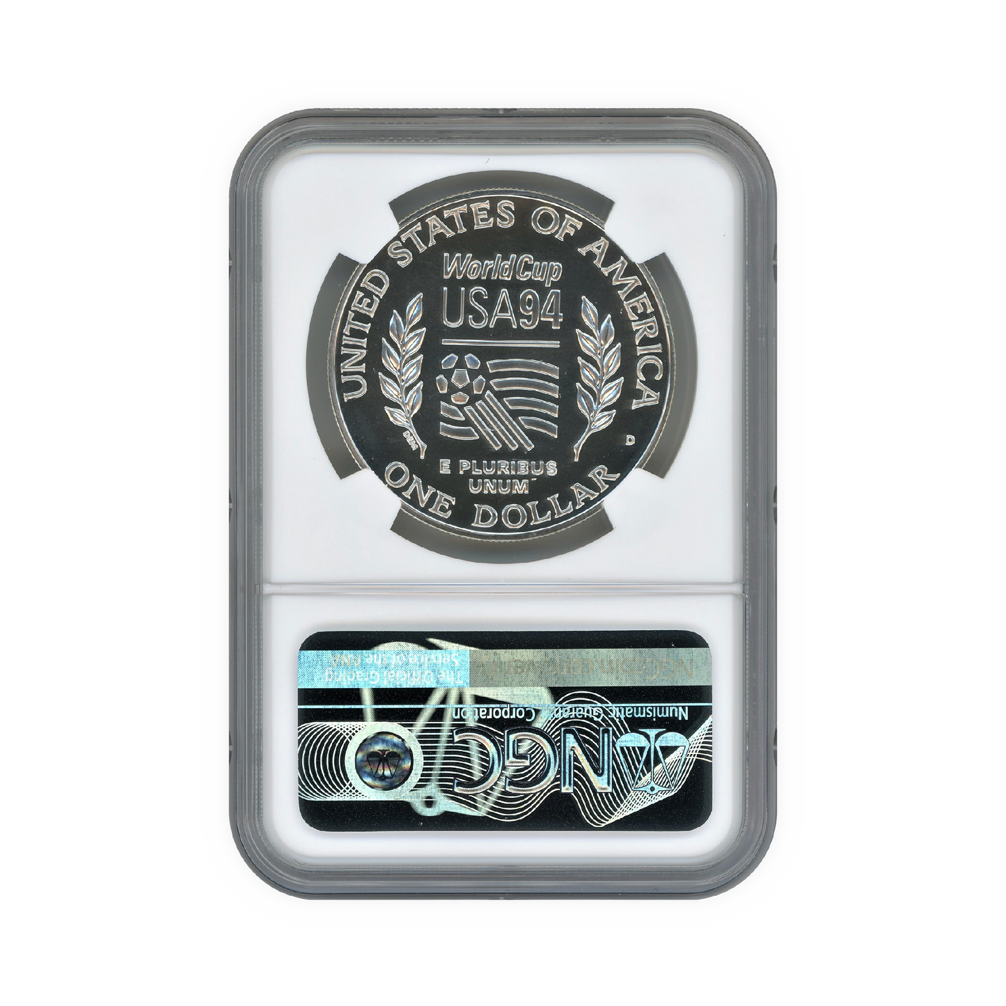 1994-D World Cup Silver Dollar - NGC MS69 PL Prooflike