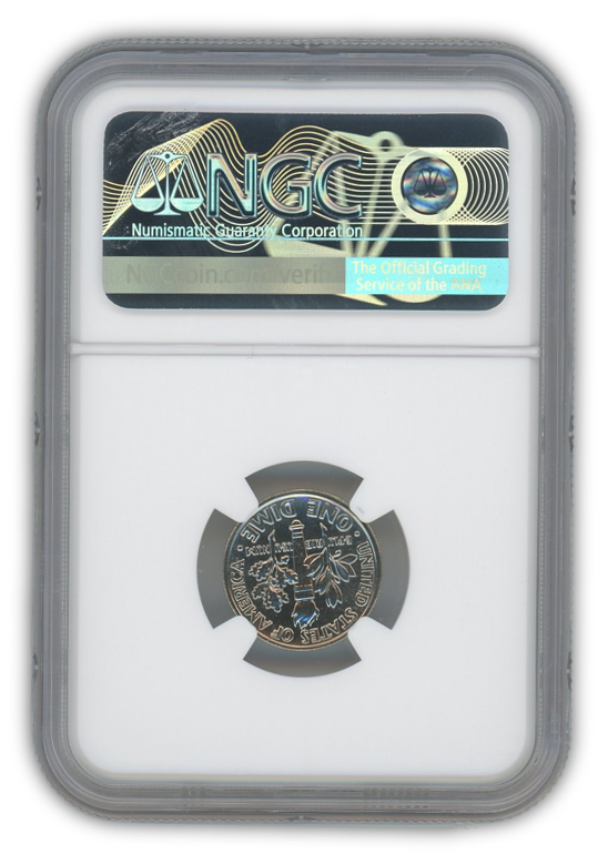 1996 Roosevelt Dime West Point - NGC MS67 PL Prooflike
