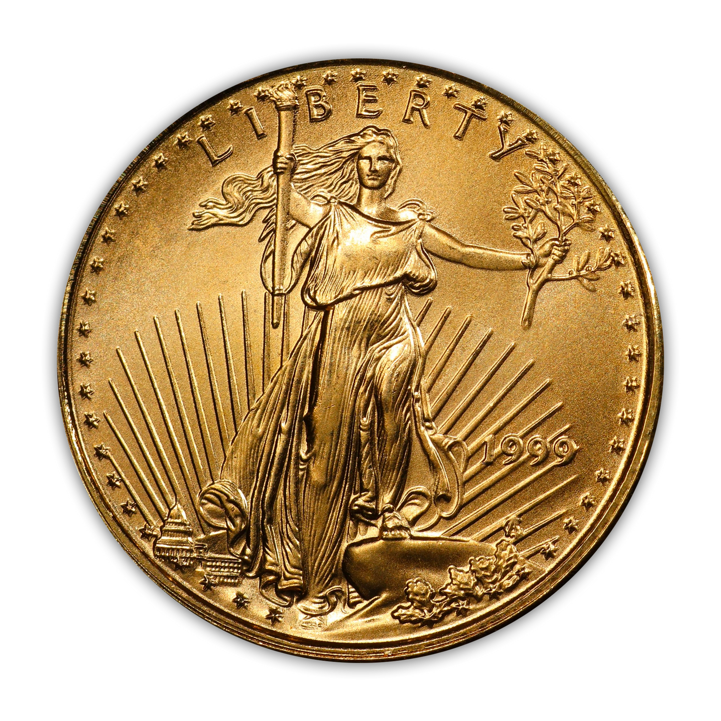 1999 W $10 Gold Eagle - 1/4 oz Unfinished Proof Dies - NGC MS69