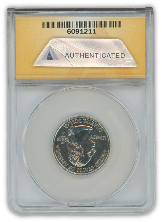 2000 South Carolina Quarter Dollar Philadelphia - ANACS MS67 PL Prooflike