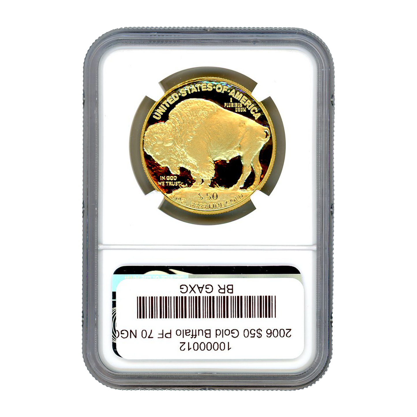 2006 $50 Gold Buffalo - 1/2oz - NGC PF70
