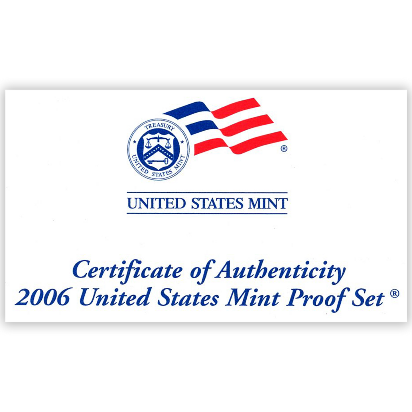 2006 US Proof Set - 10 Coins