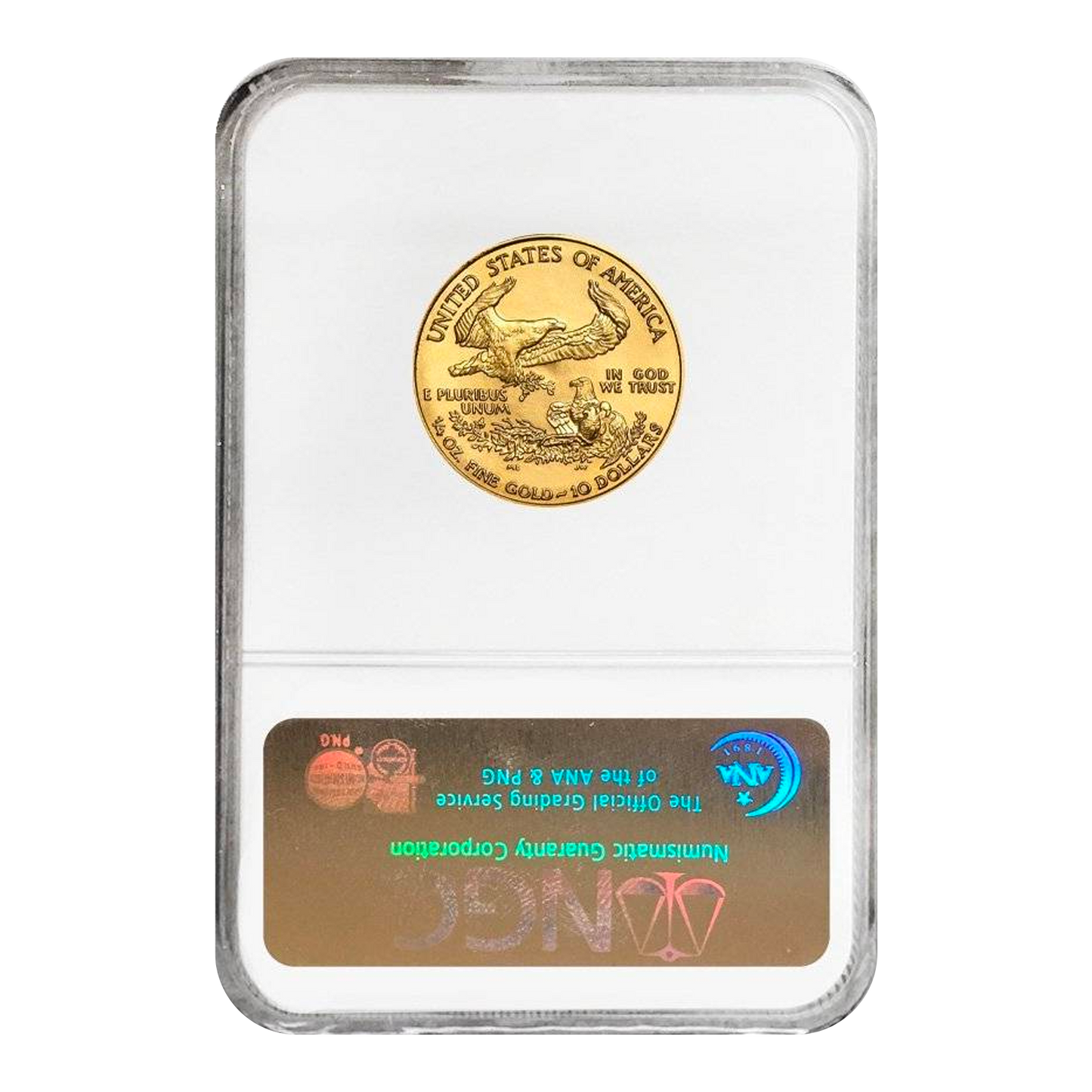 2006 W $10 Gold Eagle - 1/4 oz - West Point Burnished - NGC MS69