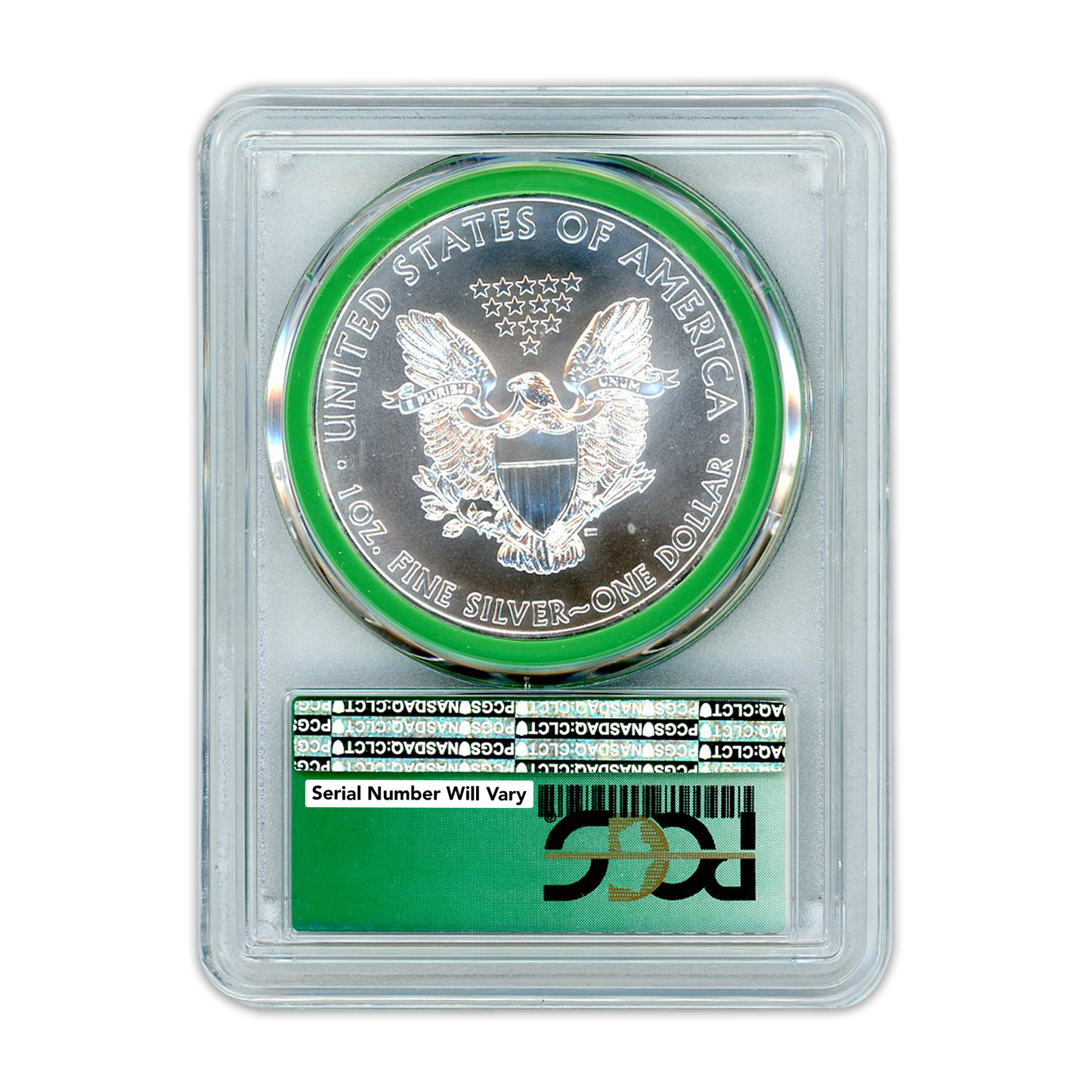 2008 American Silver Eagle - Business Strike - PCGS MS69 Monster Box Label
