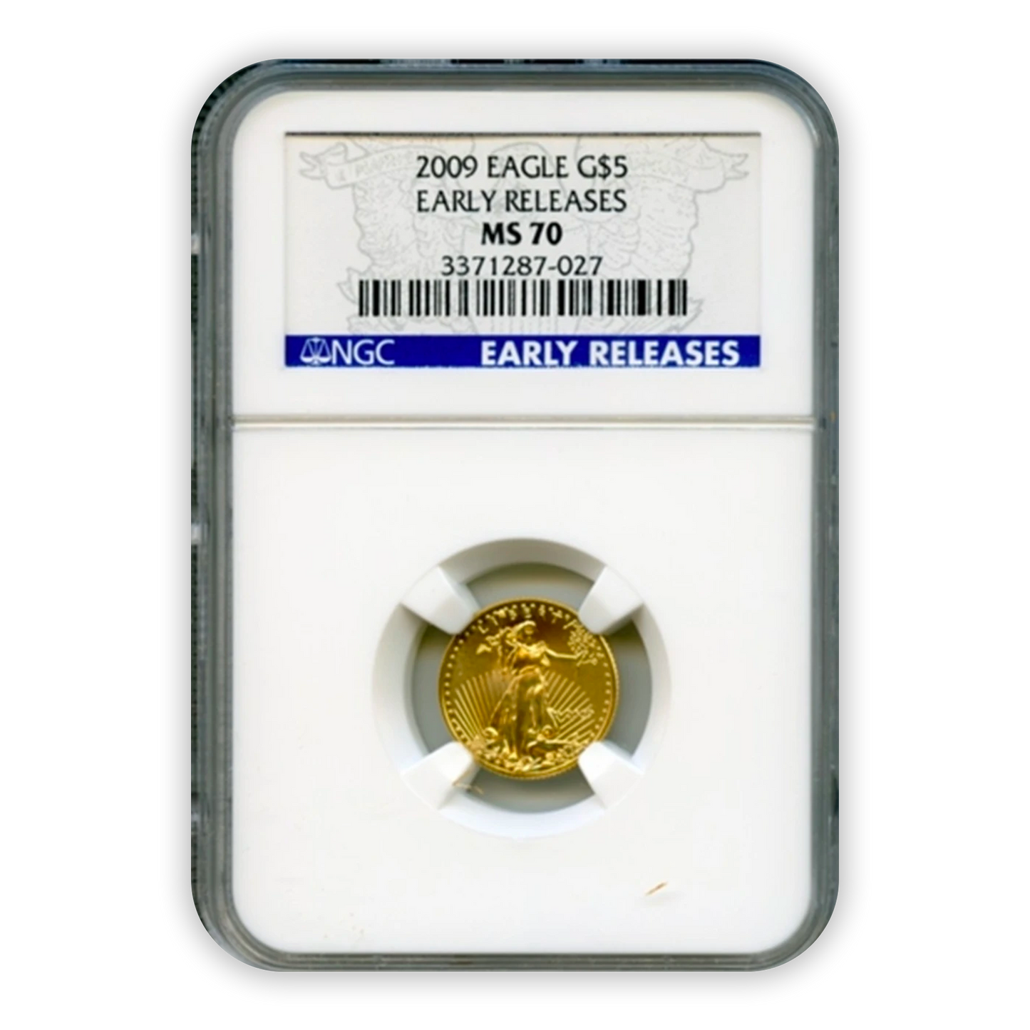 2009 $5 Gold Eagle - 1/10th oz NGC MS70 ER Early Release
