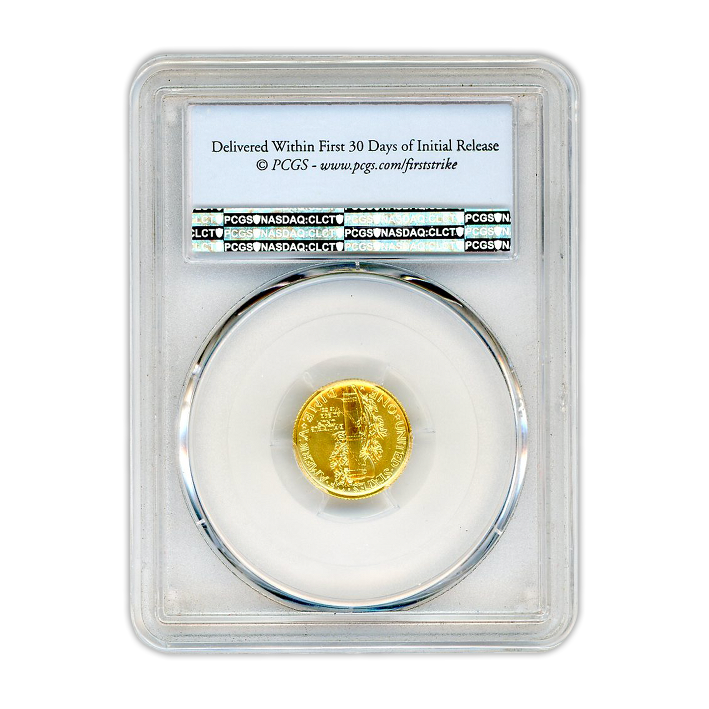 2016-W 10c Gold Mercury Dime - 1/10oz - PCGS SP70