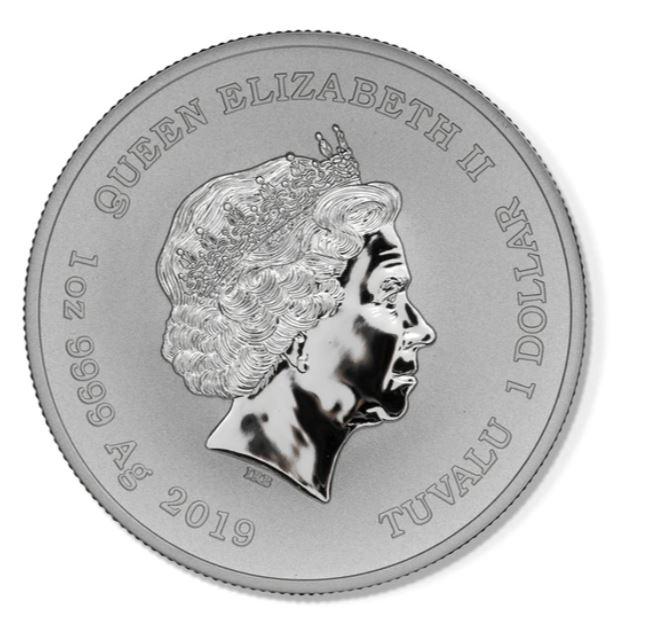 2019 Captain America 1 Oz Silver Bullion