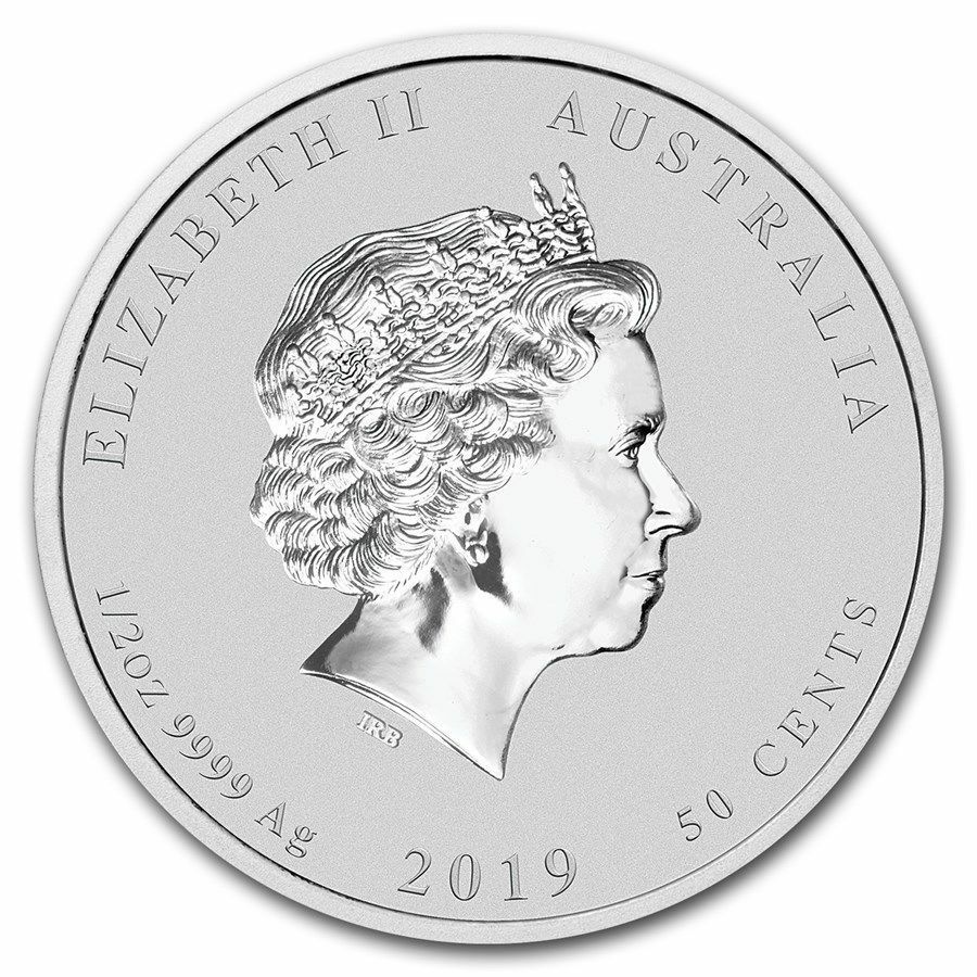 2019 Lunar Year of the Pig Half Oz Silver Perth Mint - Business Strike
