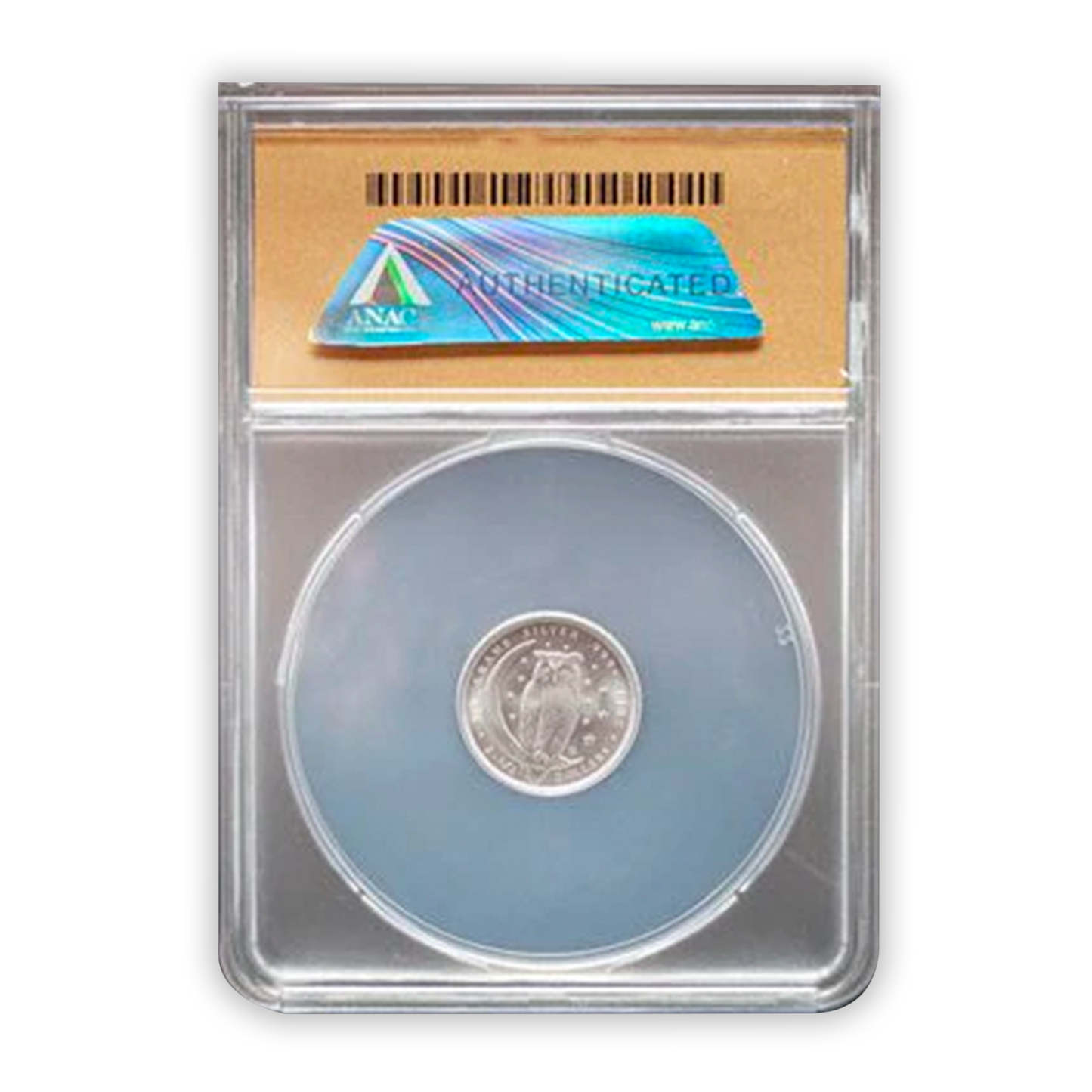 2021-D Clark Gruber $2.50 2 Gram Silver - ANACS MS70