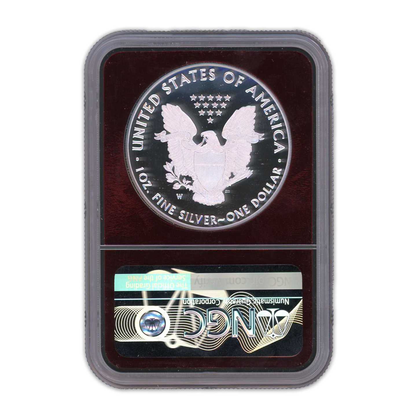 2021-W Silver Eagle - First Day of Issue - Ultra Cameo NGC PF70 Red Core