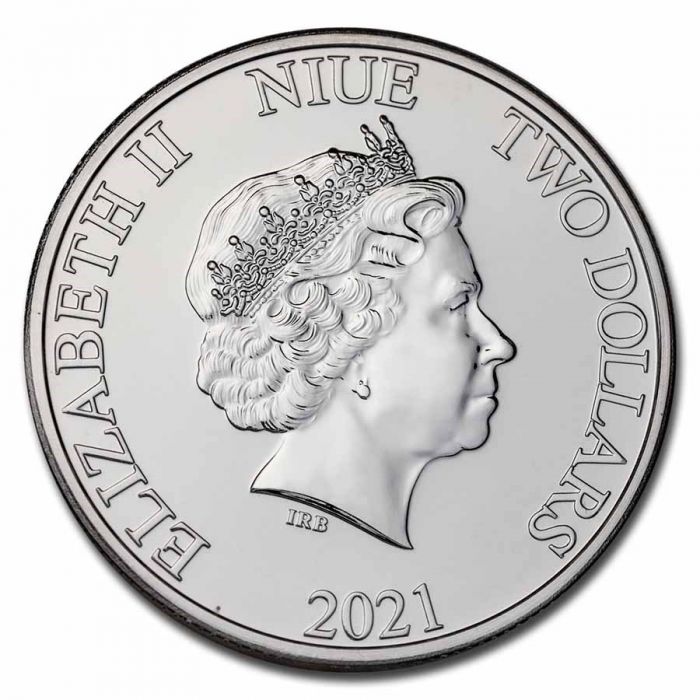 2021 Niue Lion King - Hakuna Matata - 1 oz 9999 BU silver coin