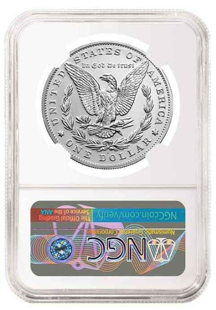 2021 D Morgan Silver Dollar - Denver - NGC MS70 First Day of Issue 100th Anniversary Label