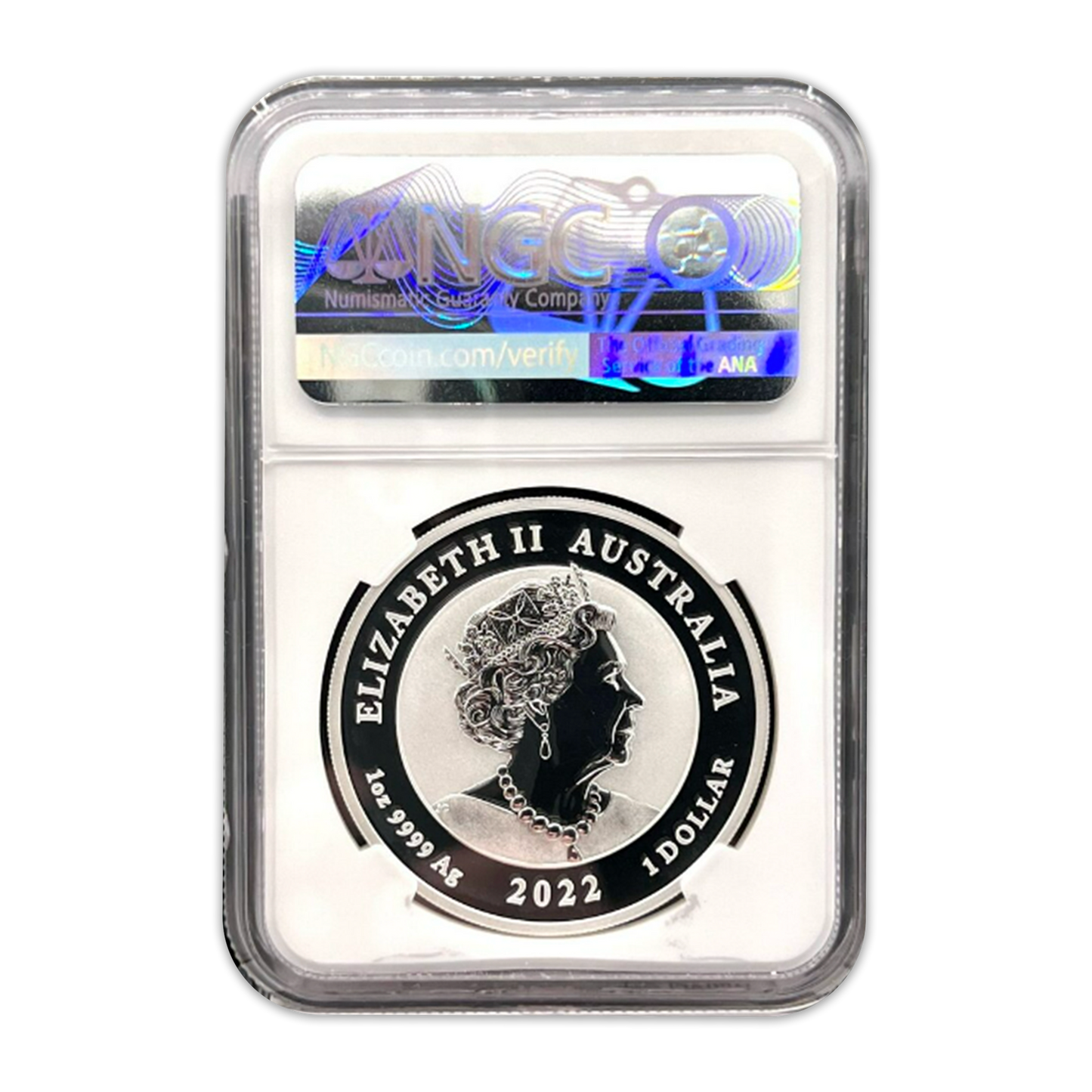 2022 P Australia Chinese Myths and Legends - Phoenix Red and Gold 1oz .9999 Silver - NGC MS70
