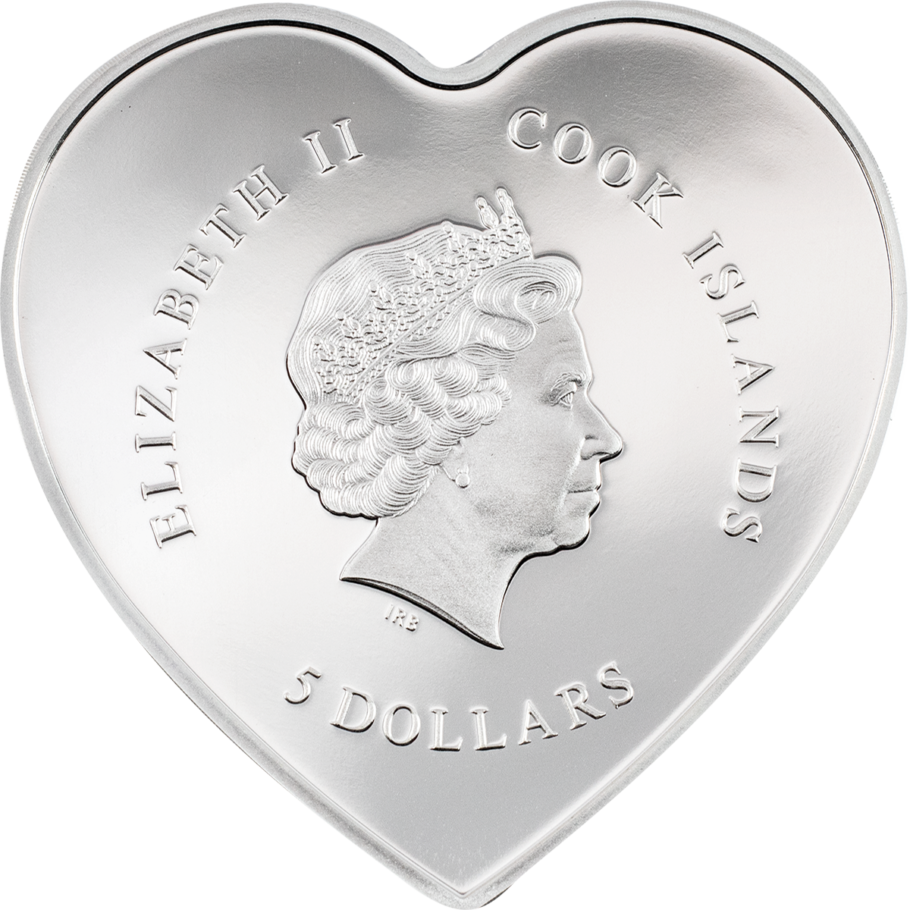 2022 Cook Islands Brilliant Love - 20gram .999 Silver Proof Coin