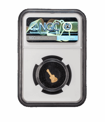 2022 Palau Guitar Gold Dollar - Early Releases - NGC MS69