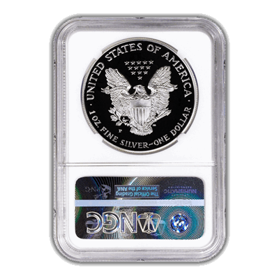 1996 Silver Dollar Eagle NGC PF70