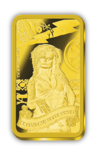 2020 Wizarding World of Harry Potter - Bellatrix Lestrange - 0.5 gram Gold Bar